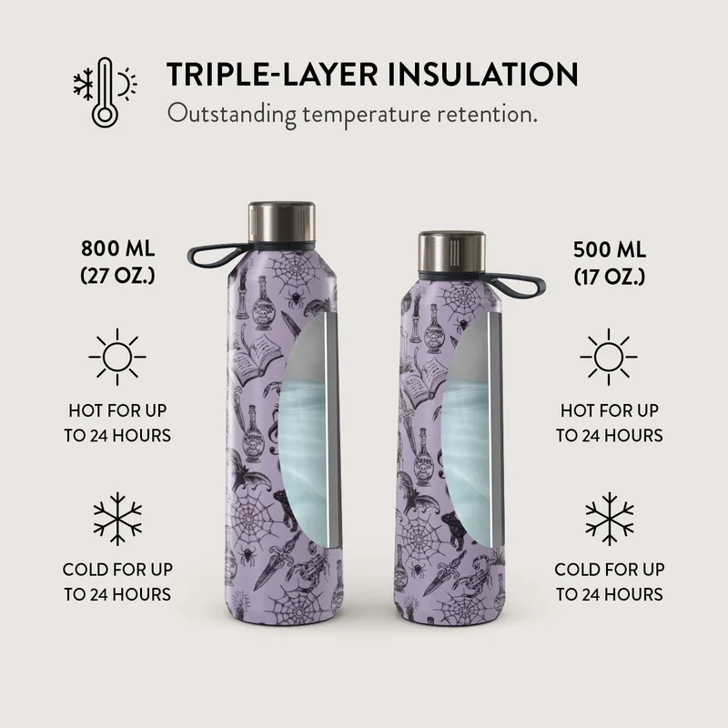 Burga Water Bottle Academy 500ml Burga Water Bottle. Keep Your Drinks At The Perfect Temperature And Your Style Impeccable, Whether At The Gym, Office, Or Outdoors (Academy) (500 Ml)  | Best Price UAE